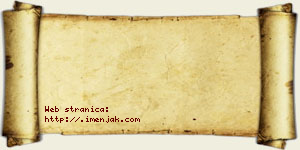 Sretenka Jazački vizit kartica